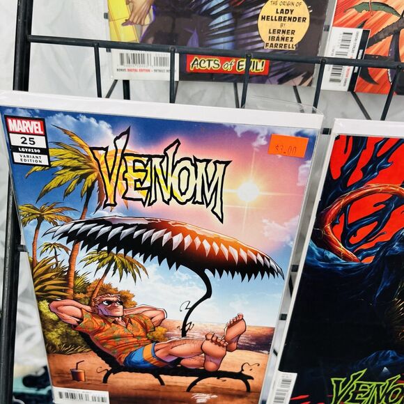 5 Venom #25 Variants & Annual 1 Lot James Stokoe Lim Checchetto Rapoza 3rd Print - Picture 7 of 7